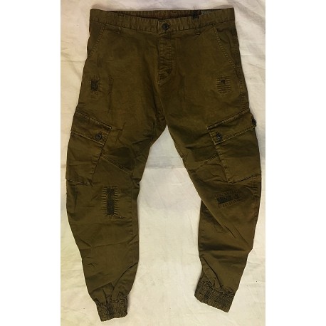 Pantalon marron militaire
