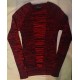 Pull fin rouge